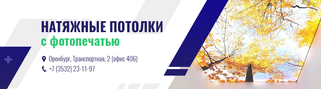 Натяжные потолки с фотопечатью